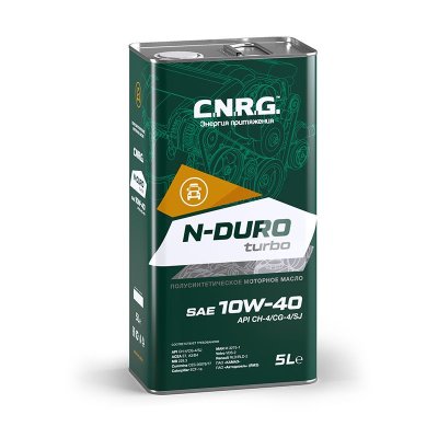 C.N.R.G. N-DURO TURBO 10W-40 CH-4/SJ (КАН. 5 Л)